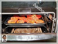 Картофельное пюре и помидоры - гарнир