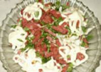 рецепт Салат с капустой и копченостями рецепт Салат с капустой и копченостями