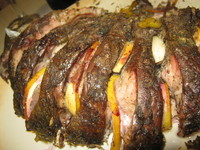 рецепт Карп, запеченный с луком-пореем рецепт Карп, запеченный с луком-пореем