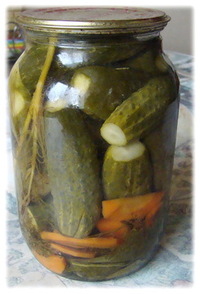 рецепт Огурчики с морковкой рецепт Огурчики с морковкой