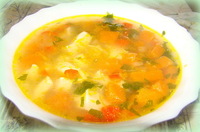 рецепт Суп с тыквой и курицей рецепт Суп с тыквой и курицей