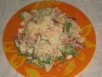 рецепт Салат с макаронами (пастой) рецепт Салат с макаронами (пастой)