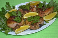 рецепт Куриные бедрышки в апельсиновом соке рецепт Куриные бедрышки в апельсиновом соке
