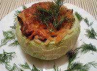 рецепт Кольраби, запеченная с овощами и курицей рецепт Кольраби, запеченная с овощами и курицей