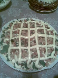 рецепт Салат с гренками рецепт Салат с гренками