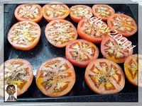 Картофельное пюре и помидоры - гарнир