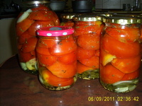 рецепт Консервированные помидоры половинками рецепт Консервированные помидоры половинками