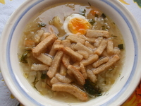рецепт Щи с ржаными сухариками рецепт Щи с ржаными сухариками