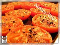 Картофельное пюре и помидоры - гарнир