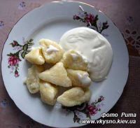 рецепт Ленивые вареники с творогом рецепт Ленивые вареники с творогом