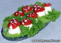 рецепт Закуска <Мухоморчик> рецепт Закуска <Мухоморчик>