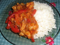 рецепт Поджарка из курицы рецепт Поджарка из курицы