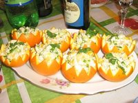 рецепт Салат "Апельсин" рецепт Салат "Апельсин"