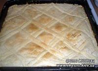 рецепт Пирог слоёный с плавленными сырками рецепт Пирог слоёный с плавленными сырками