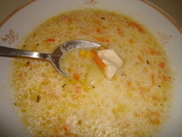 рецепт Суп сырный с кукурузкой рецепт Суп сырный с кукурузкой