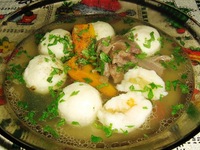 рецепт Суп с картофельными клёцками рецепт Суп с картофельными клёцками