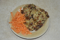 рецепт Куриные котлетки с овощами и сыром рецепт Куриные котлетки с овощами и сыром