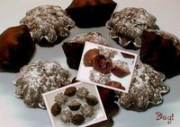 Кексы с жидким шоколадом