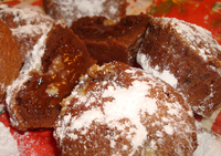 Кексы с жидким шоколадом