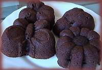 Кексы с жидким шоколадом