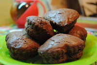 Кексы с жидким шоколадом