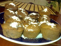 Кексы с жидким шоколадом